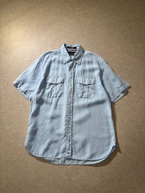 00s Tommy Hilfiger linen shirt