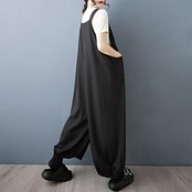 バルーンヘム サスペンダー ワイドパンツ 00123