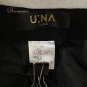 社交ダンス 衣装 U:NA ユーナ スカート レッスンウェア ブラック系 黒 無地 シンプル チュール 透け感 シースルー 軽やか フレア フリル 軽やか 華やか かわいい おしゃれ 上品 大人っぽい ダンス 練習 レッスン ダンス衣装 練習着 社交ダンス衣装