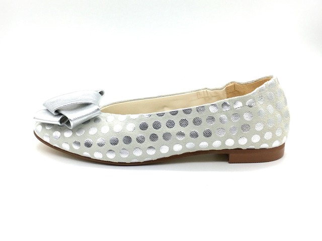 Big ribbon / Silver dot pattern（309SV/)