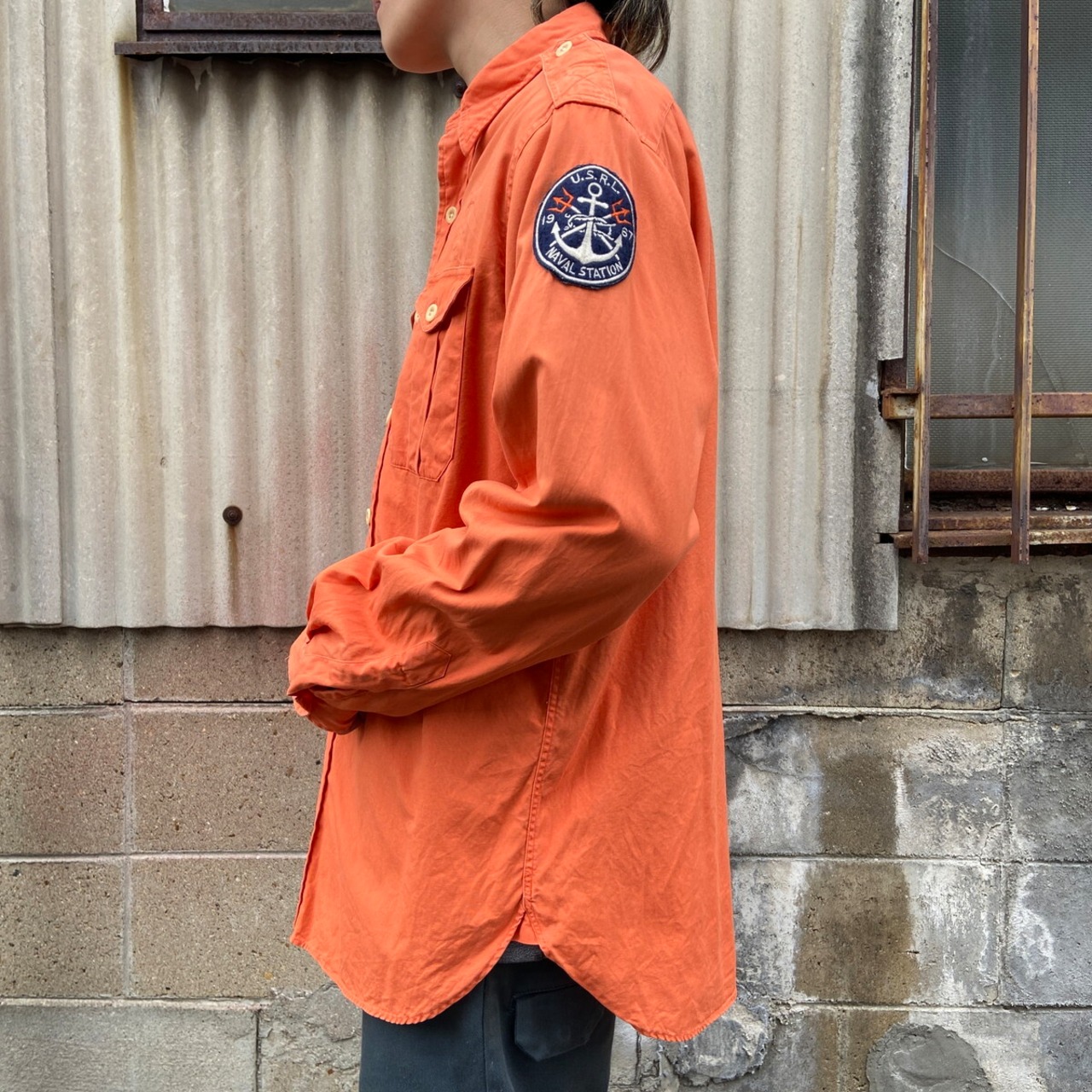 Polo by Ralph Lauren オールドラルフローレン サファリシャツ メンズL 