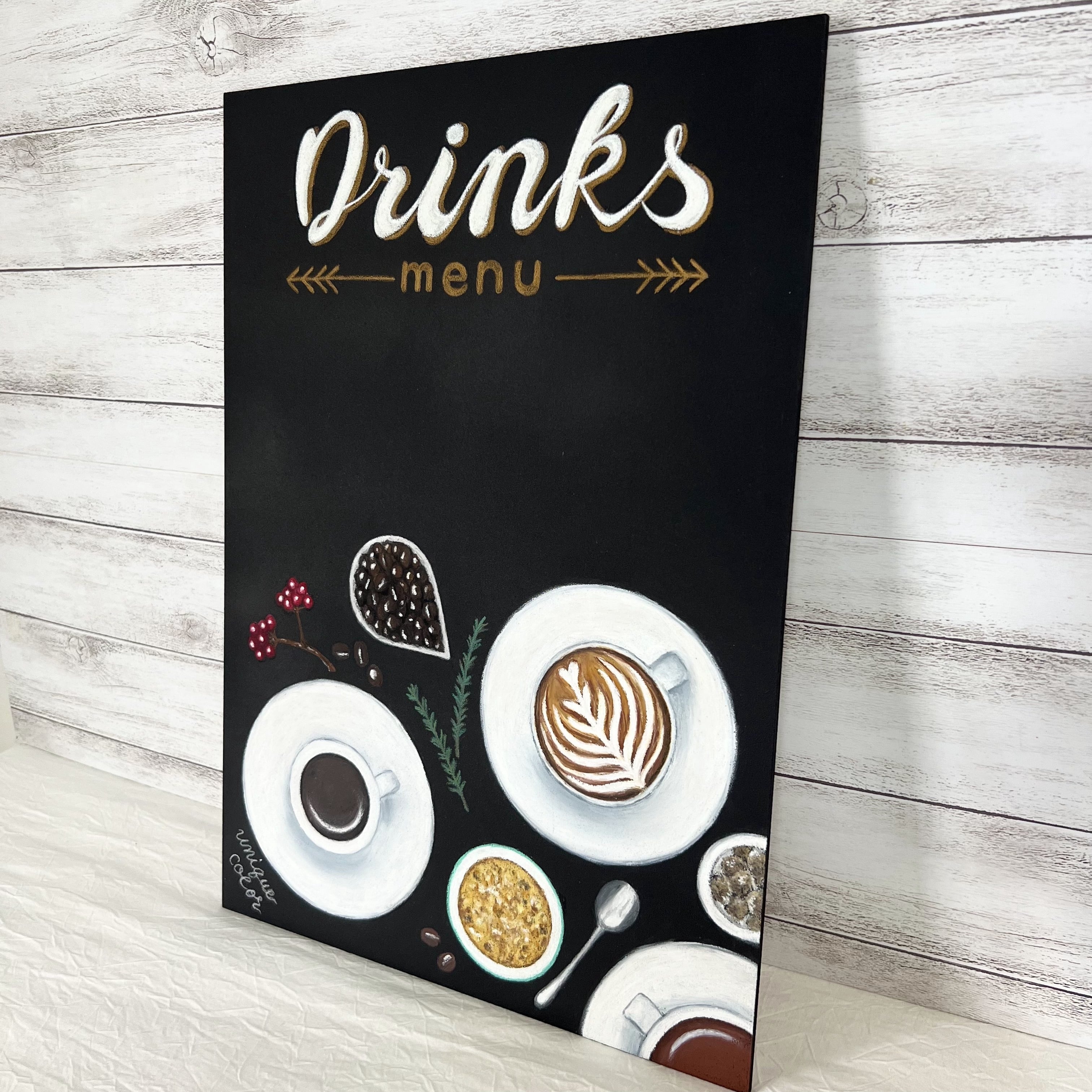 DRINKS メニューボード【A3サイズ】 | UNIQUE COLOR