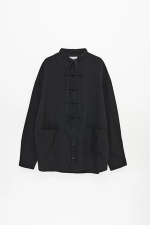 【Nora Lily】China loop L/S Shirt-/Black