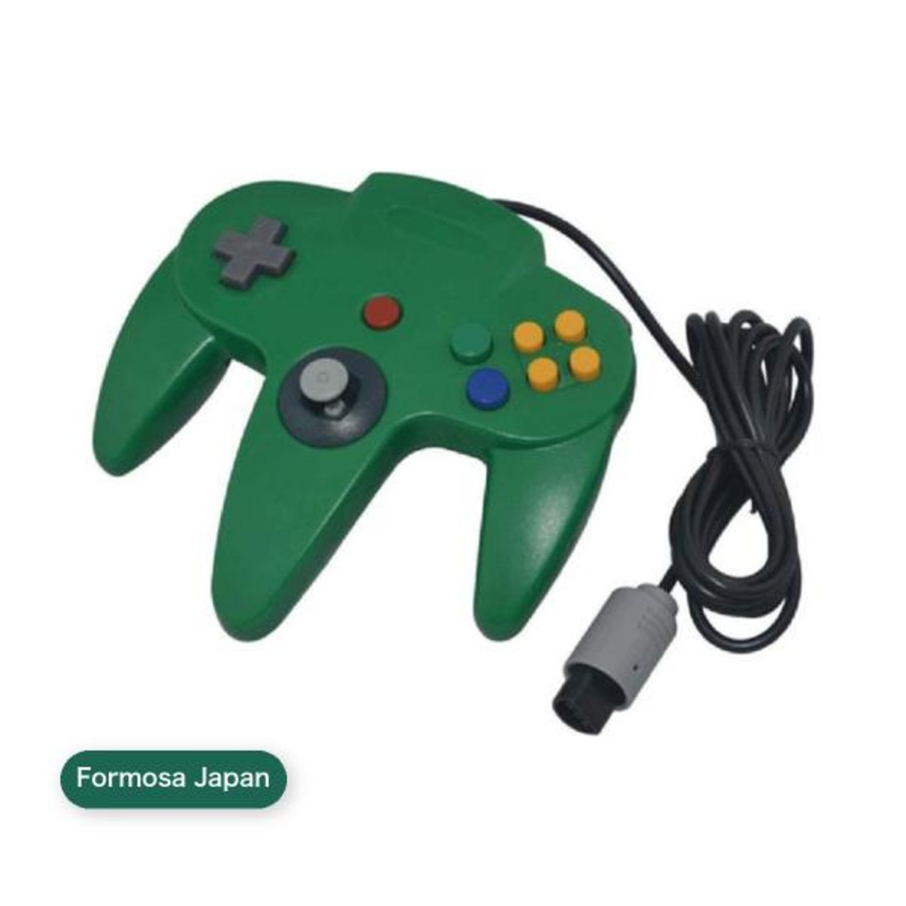 Formosa Japan ニンテンドー NINTENDO64 N64 ゲーム コントローラーブロス 緑 IF-N64C-GR