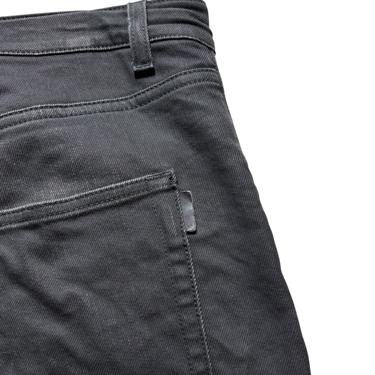 SAINT LAURENT PARIS black denim skinny pants