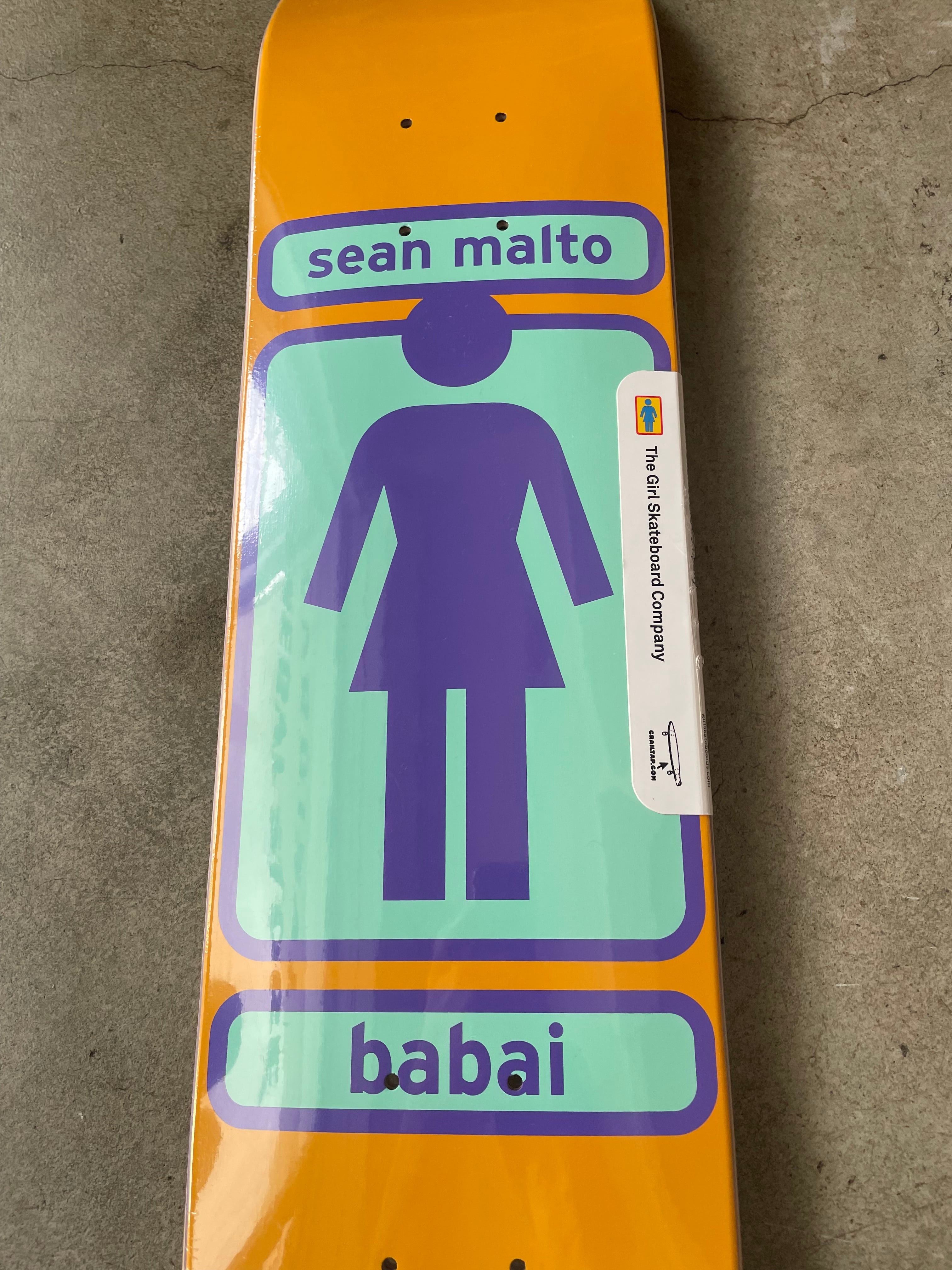 GIRL SKATEBOARDS. SEAN MALTO. 93TILL Kids size Deck(7.5 x 30.1