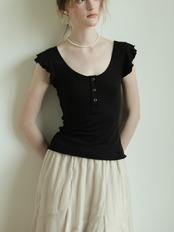 Ondine Contrast Layered Skirt F0699