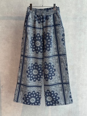 paisley wide pants