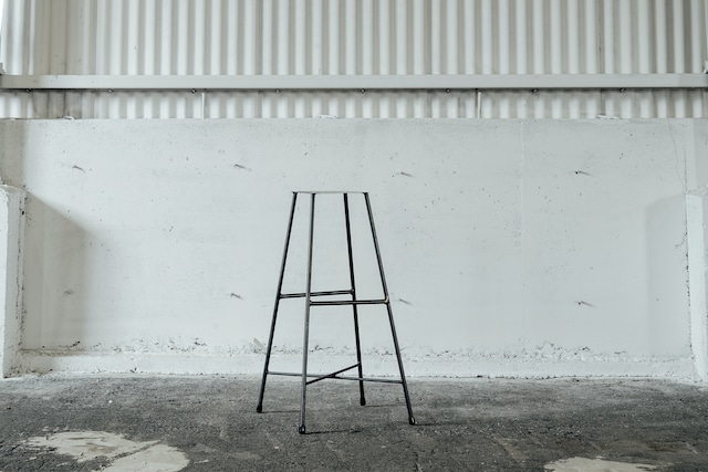 スツール脚【STOOL LEG HIGH/H680mm】/金具のみ/送料無料(北海道・沖縄・離島除く)