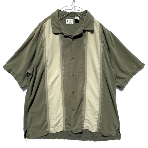 Vintage S / S Big Silhouette Silk Vacation Shirts [1990s] Vintage Vacation Shirts