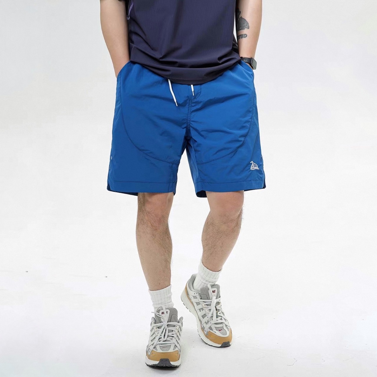 Active drawstring short pants 1384 - 1