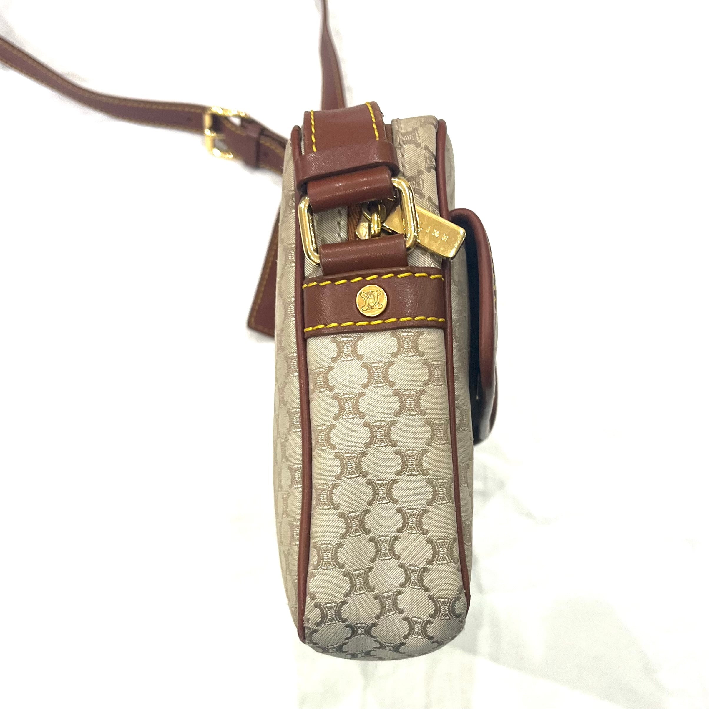 SALE【CELINE】2178 セリーヌ BAG ダブルフラップマカダム柄
