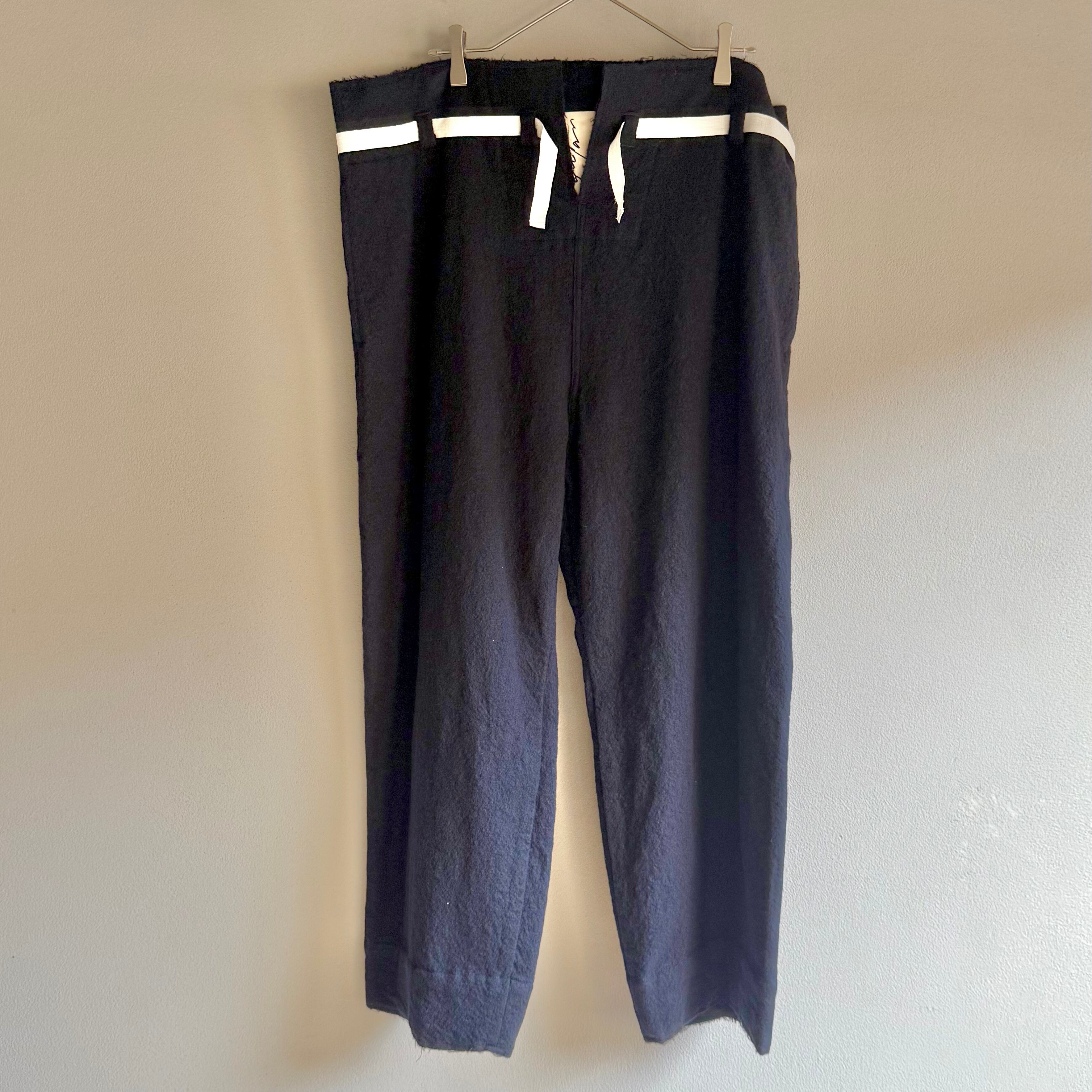 quitan／キタン FRENCH HOSPITAL PANTS／WOOL SAXONY #5240009