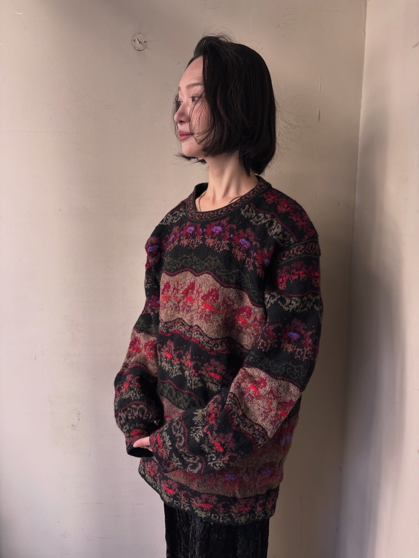 vintage knit sweater