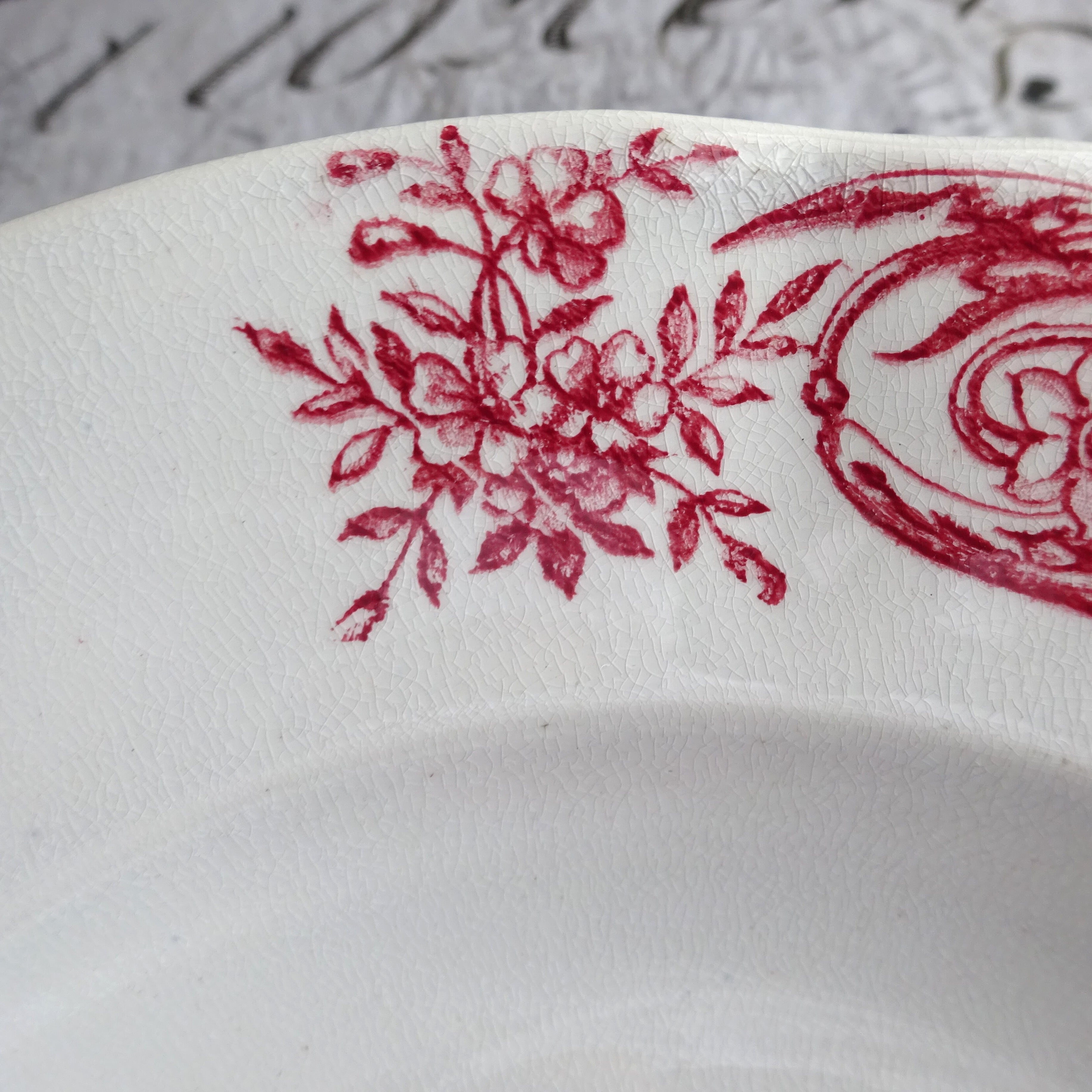 ☆ F F PEXONNE modèle Louis XVI assiette creuse (A)