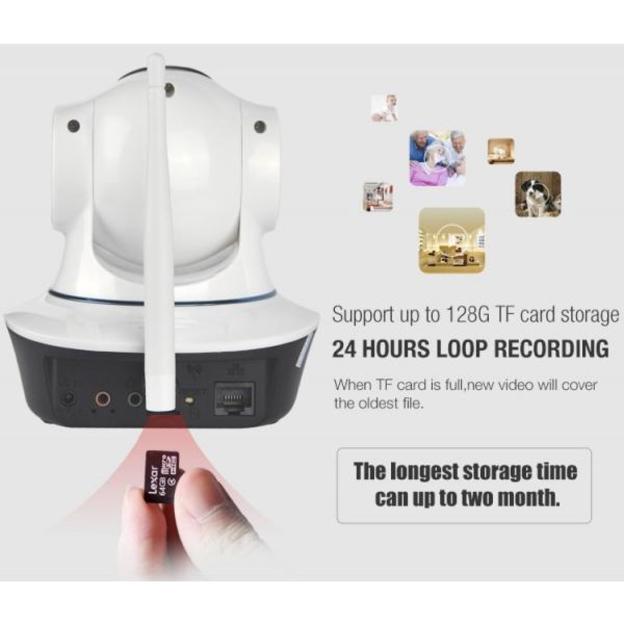 Formosa Japan IF-D35WT iPhone Android VStarcam Wi-Fi IP Camera 有線 無線LAN 夜間対