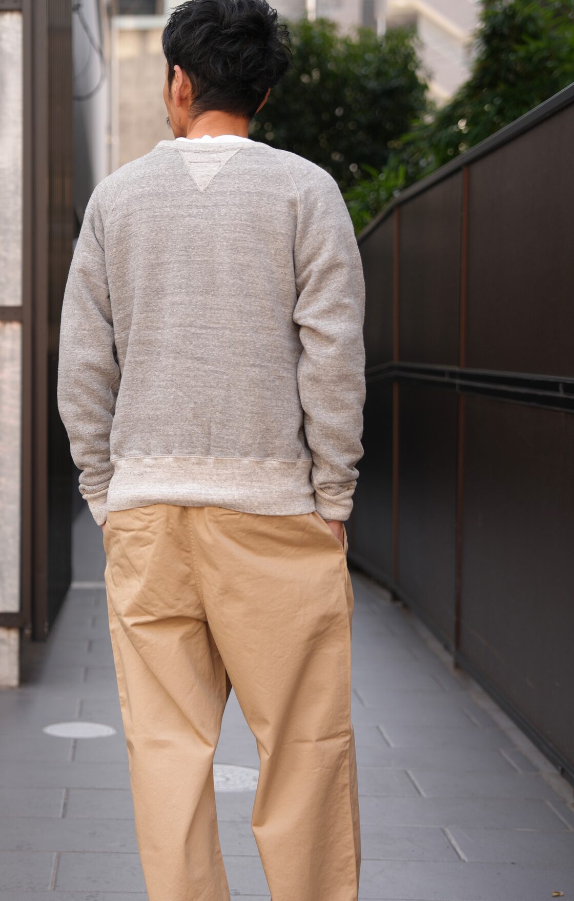 Sans limite(サンリミット) / 新型チノクロスストレートパンツ -beige 