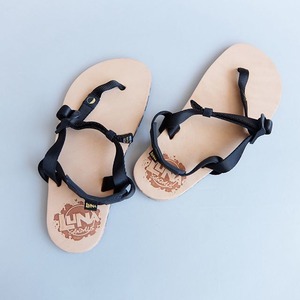 LUNA SANDALS / ORIGEN FLACO / NATURAL LEATHER / ルナサンダル / オリジン フラコ / ヌメ革