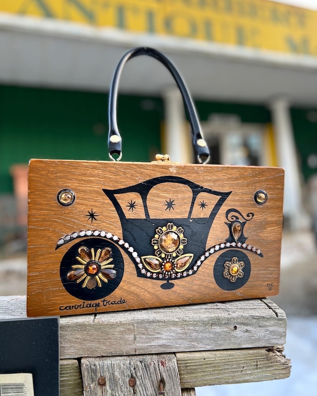 " Enid collins " bag  -carriage trade-