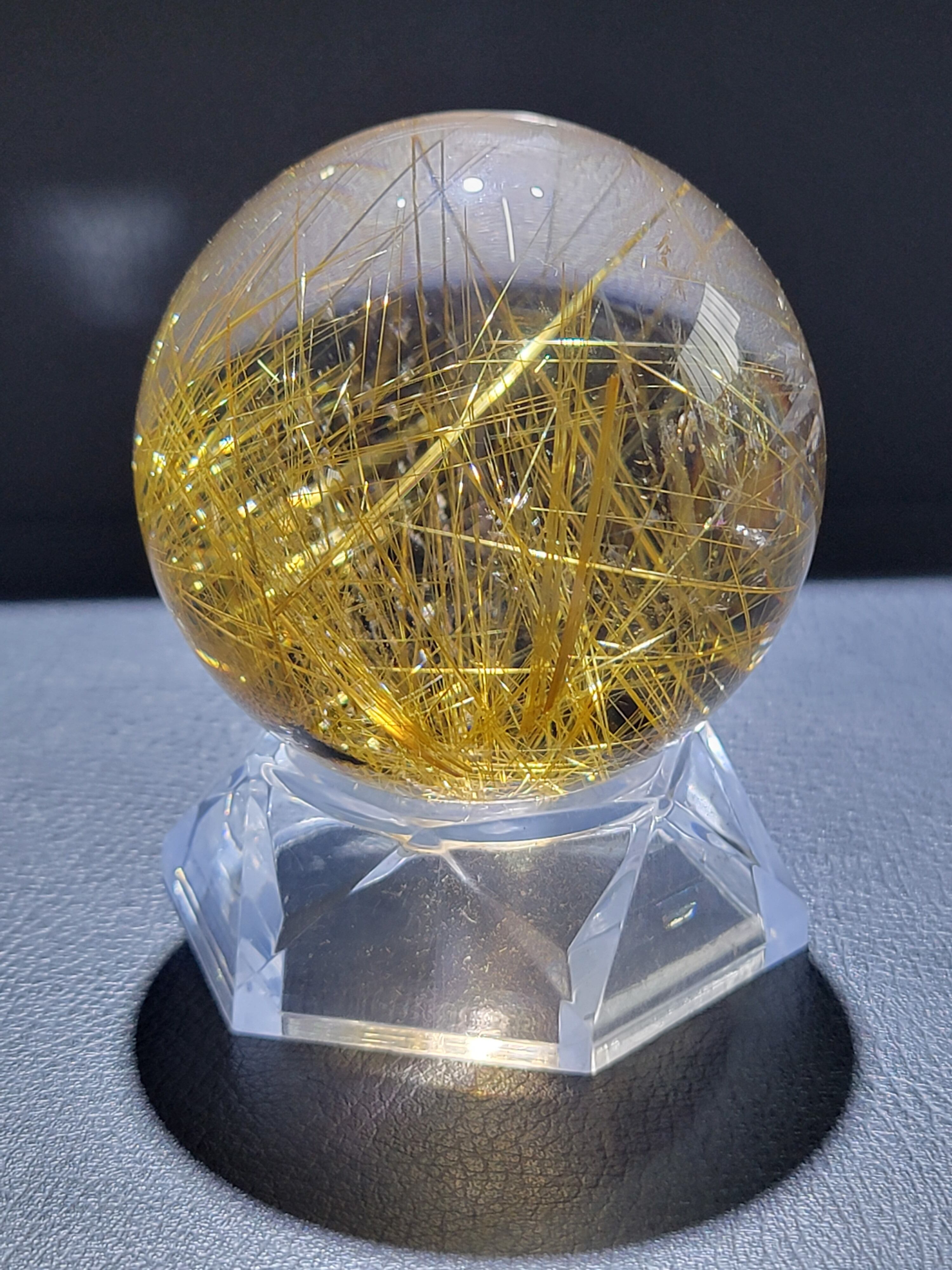 [送料無料][最高級品]　73mmタイチンルチルスフィア