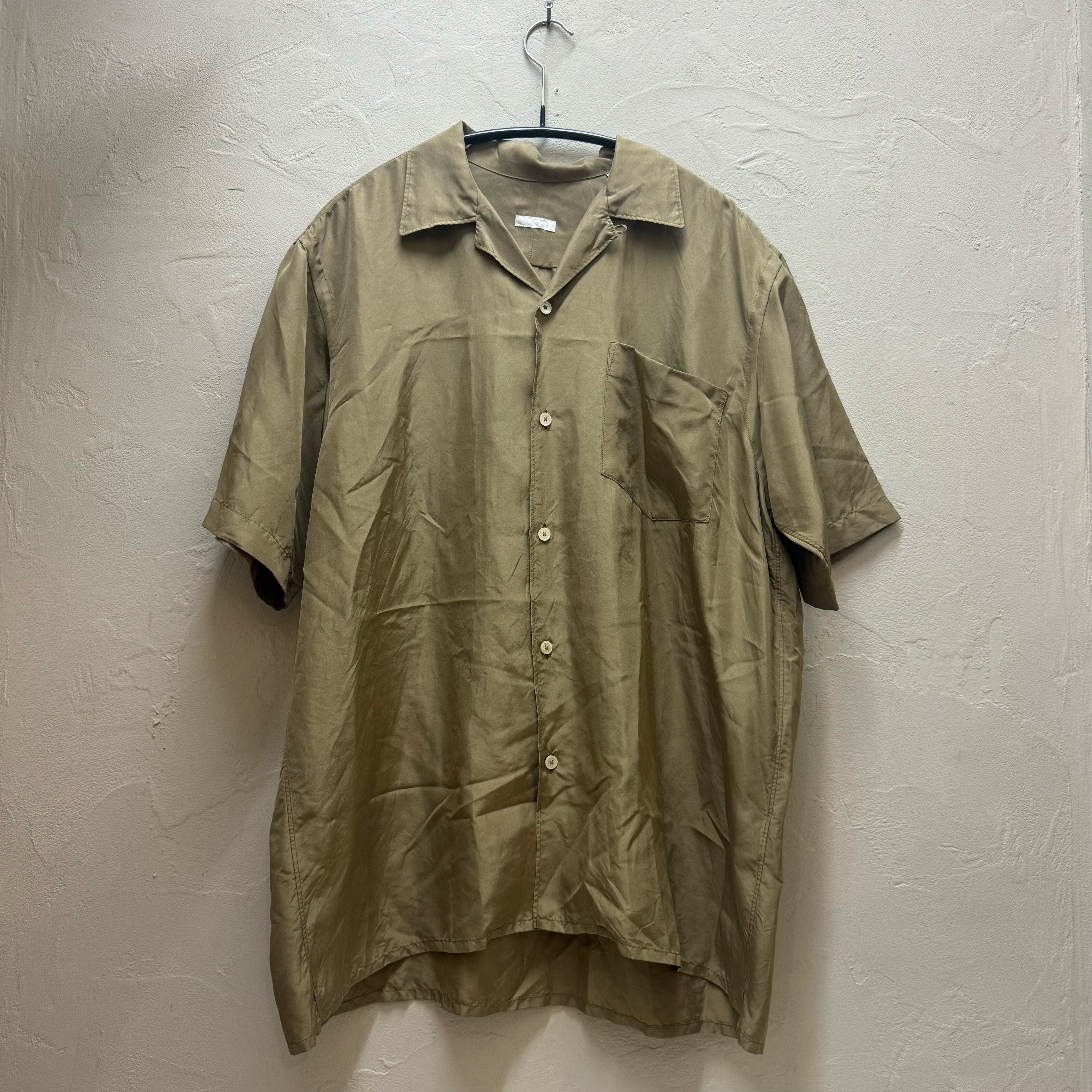COMOLI 22AW ウールチェックオープンカラーシャツ BROWN サイズ2 