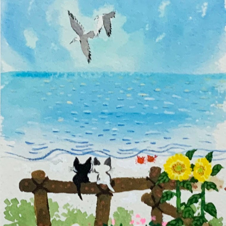 絵画 版画 渡辺あきお 動物画 日本のイラストレーター 渡辺あきお・ようこその集い（絵画・版画） | 渡辺あきお | 絵画