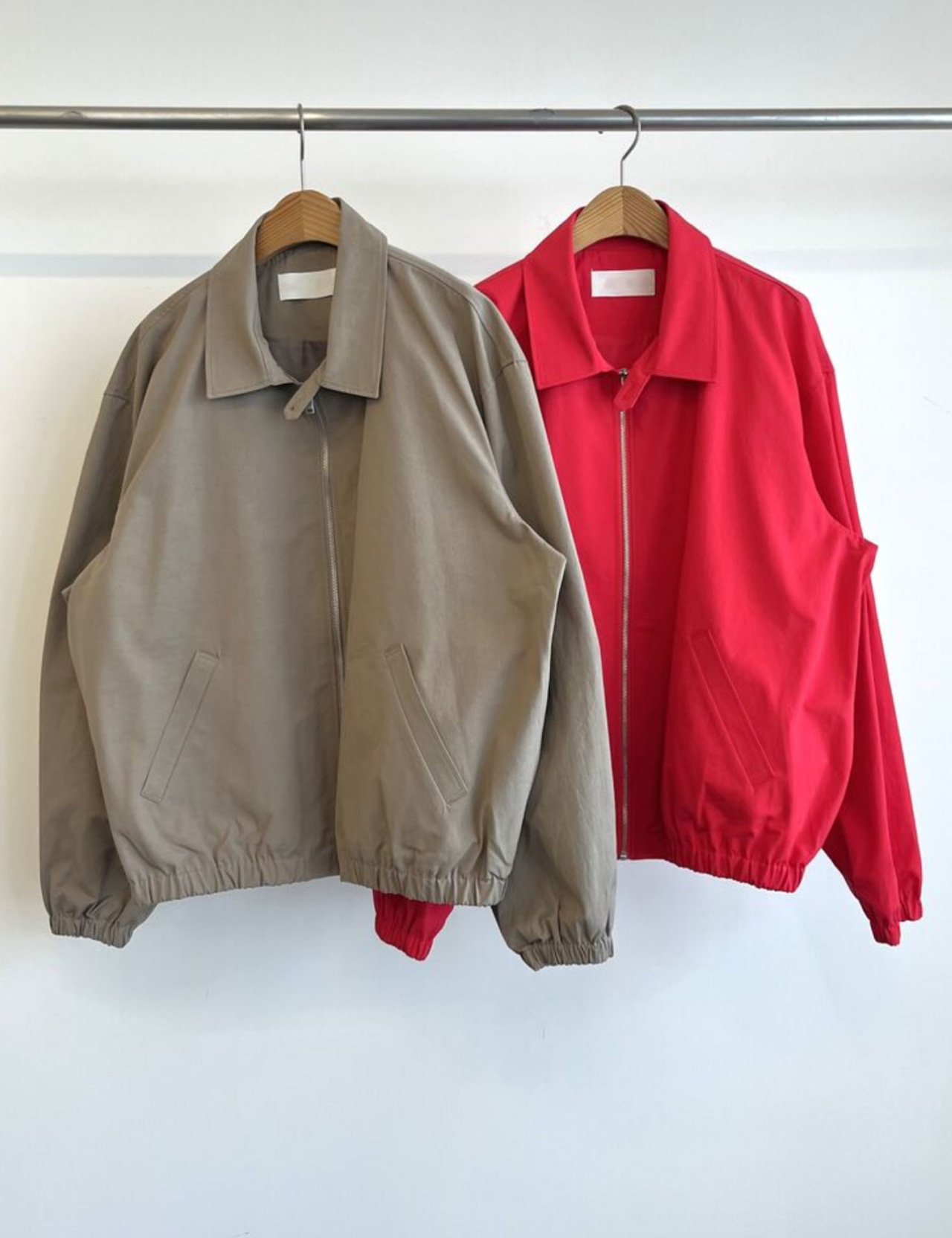 【新作5%OFF・3日間】Cotton Simple Bomber jacket _2colors