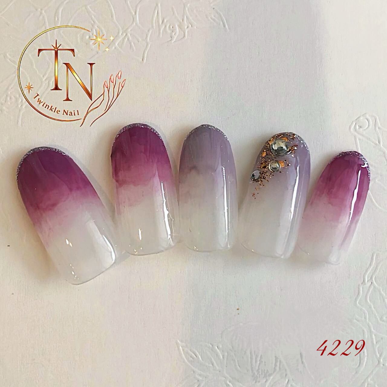 ネイルチップ【4229】オフィスネイル | Twinkle Nail