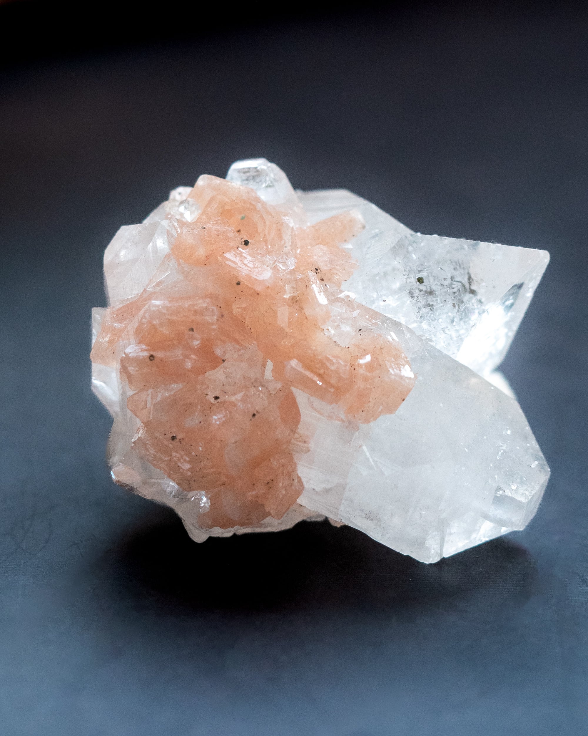 アポフィライト＆ピーチスティルバイト【原石】 O300-320 | fugue