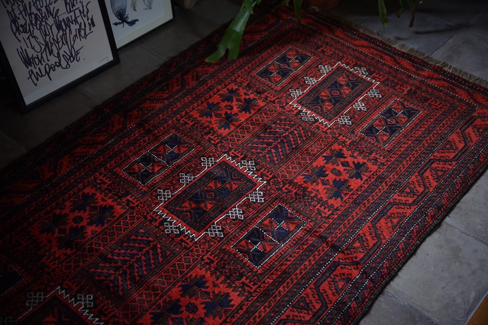 143 -Vintage baluch rug