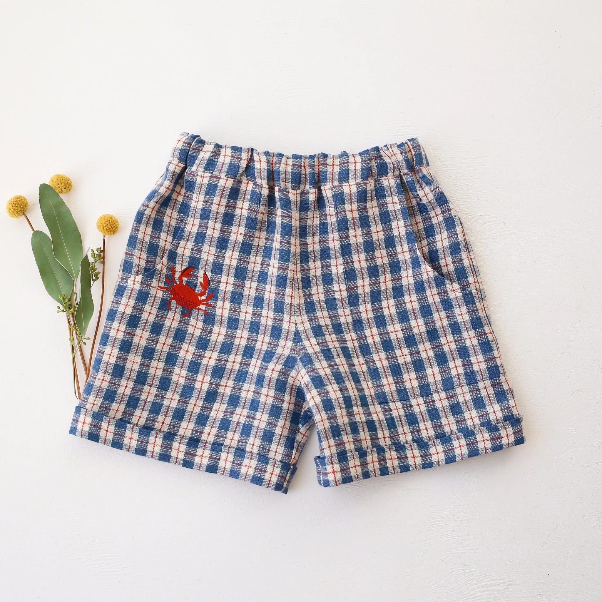 【予約】Dannie and Lilou / LINEN / Front Pockets Cuffed Shorts