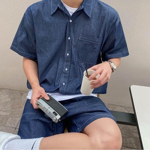 ダンガリーハーフパンツ　MT0080147