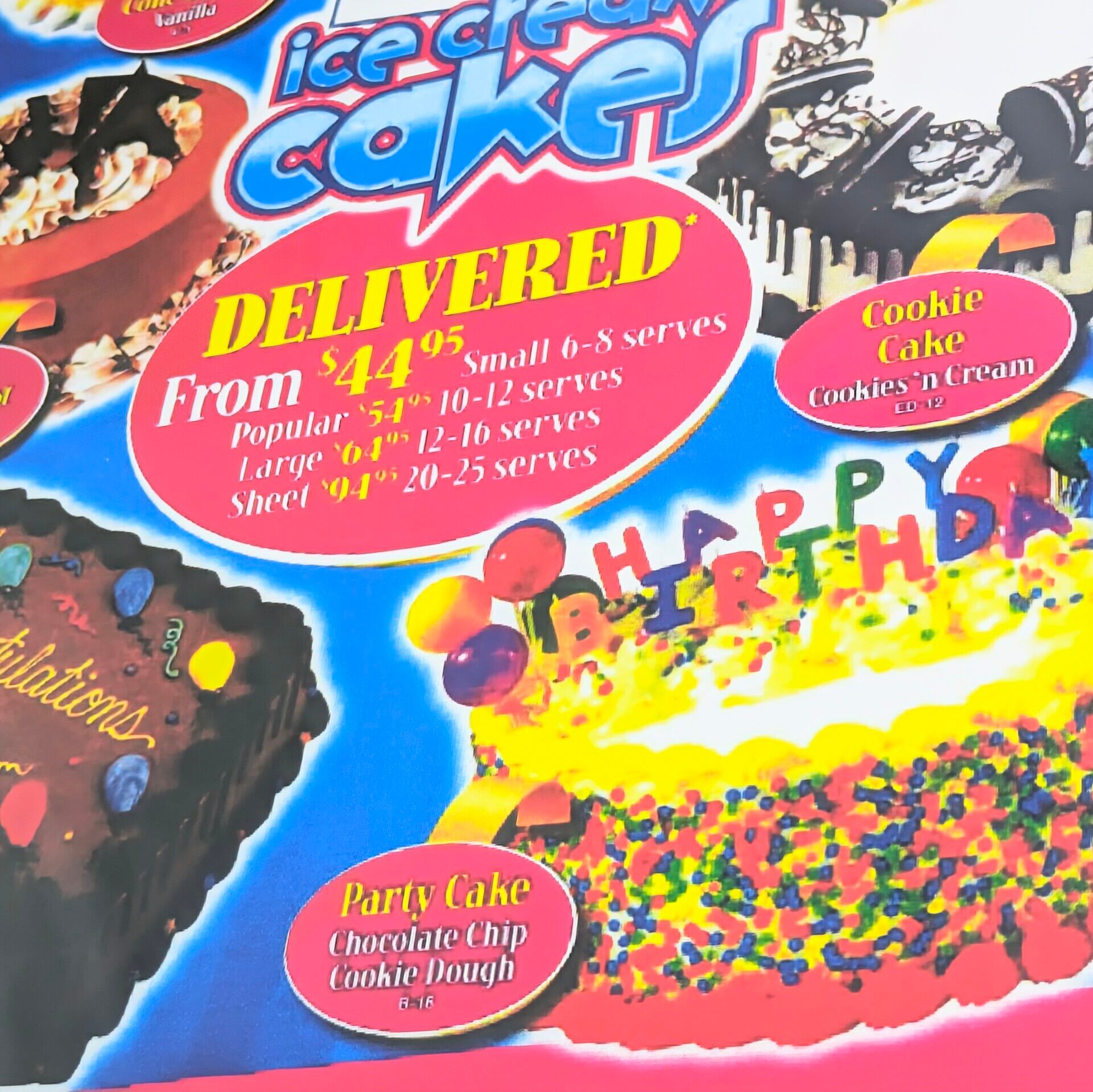 ♫ ちょうどいいB4ポスター ♫【 Baskin-Robbins ( バスキンロビンス )   】サーティワン アイスクリーム〚アメリカン雑貨 アメトイ〛