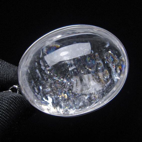 アイリスクォーツ 水晶 ペンダント 虹入り おまかせ便 一点物 112-14172