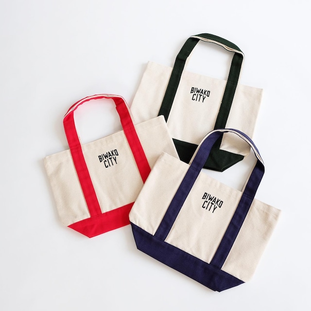 BIWAKO CITY   / EMBROIDERY LOGO TOTE BAG