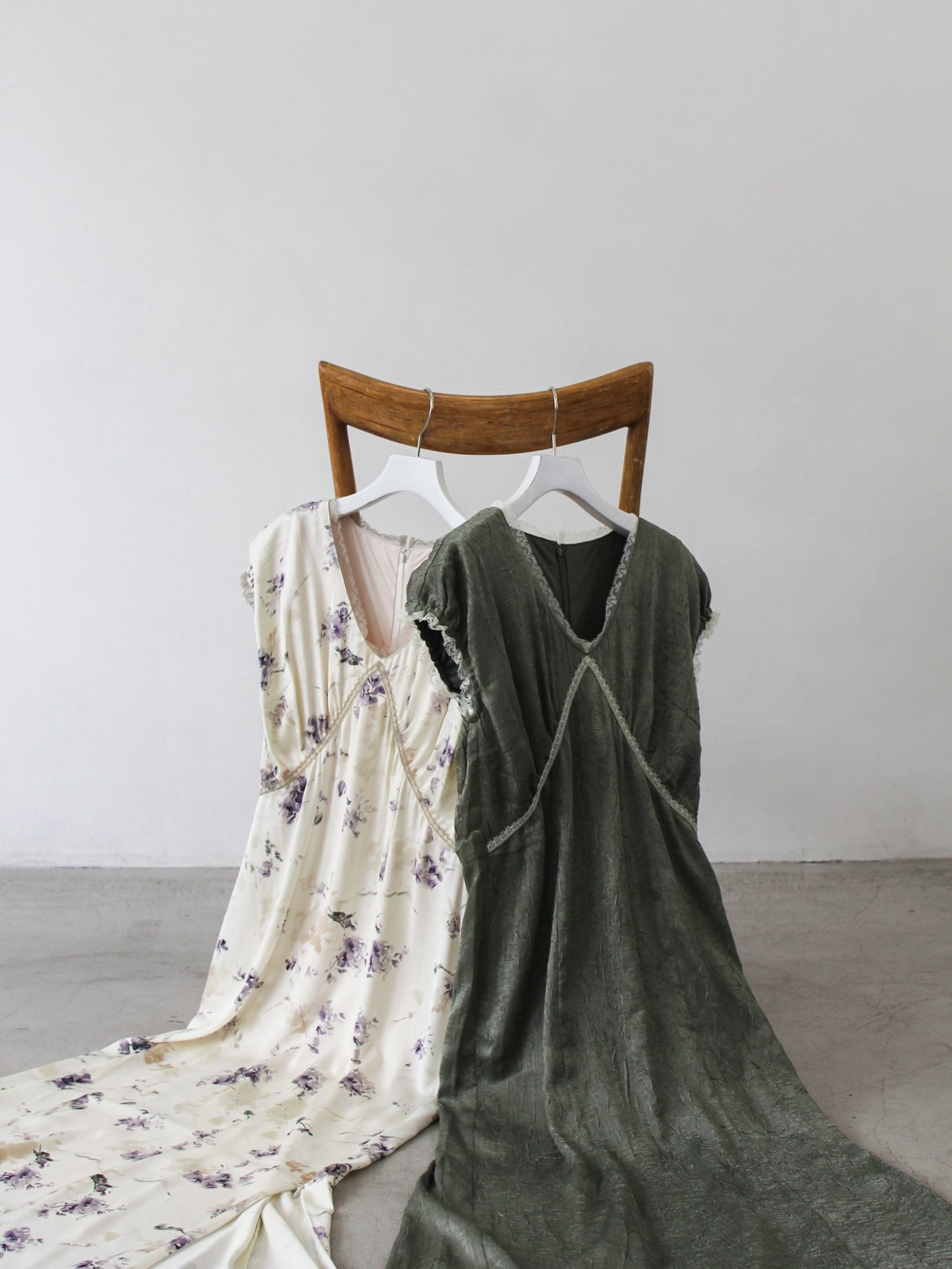 vintagelilke satin lace onepiece | Katrin TOKYO