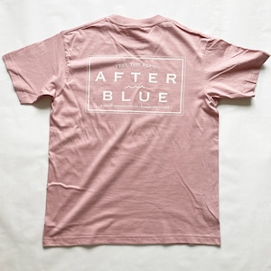 AfterBlue/アフターブルー backlogoS/S Tシャツ ダスティピンク【オーガニックコットン】【ユニセックス】