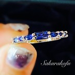 D106 即納☆送料無料 人気デザイン サファイア シンプル 細身リング  レディース 指輪 リング シルバー