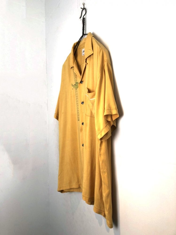 Towncraft [TOWN CRAFT] Vintage Open Collar Rayon Shirts [1960s