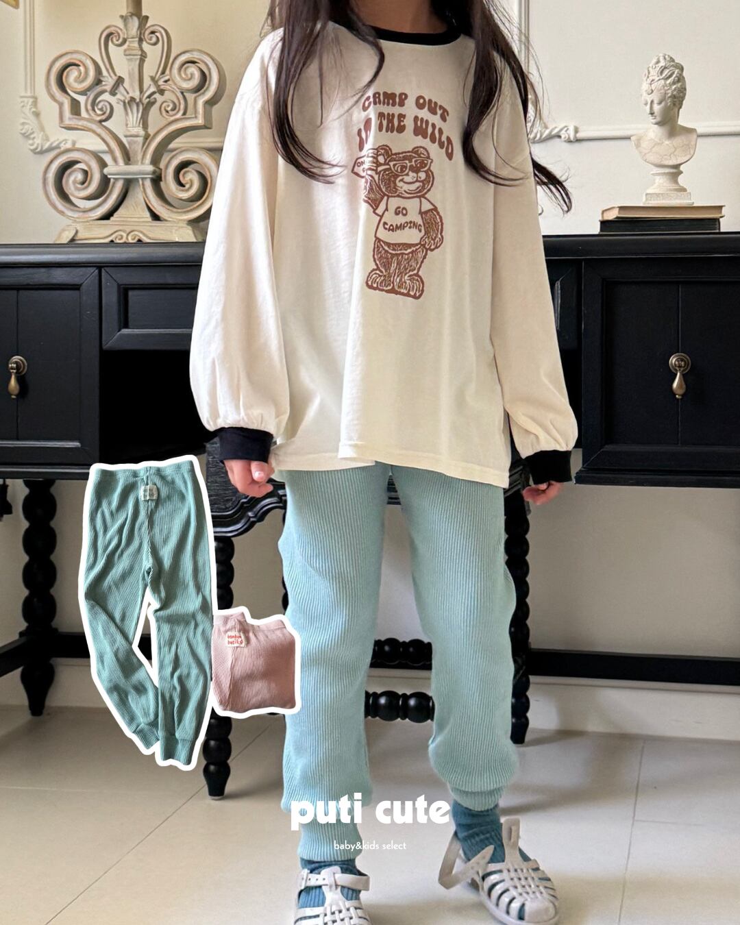80-140 ꒰ 予約 ꒱ Slim pants / bonbonbutik ⸝⋆