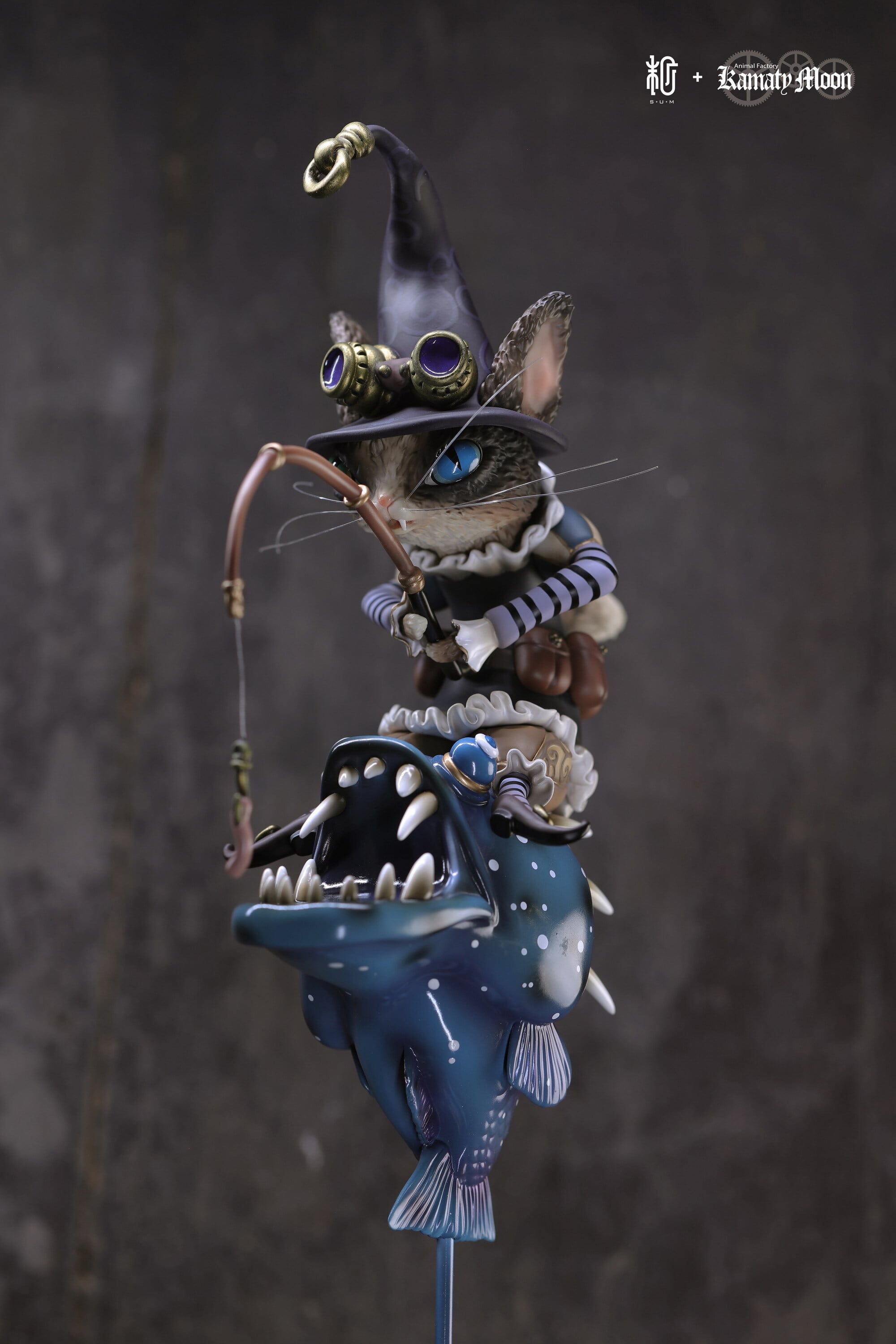 デザイナーズトイ 鎌田光司 Fishing Cat トレトイフィギュア