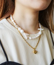 MIXパールネックレスM/023068