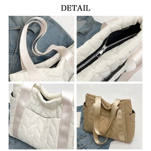 キルティング トートバッグ レディース 秋冬 韓国 大容量 バッグ 大人 かわいい おしゃれ 通勤 通学 カジュアル シンプル 軽量 大人可愛い 大人女子
