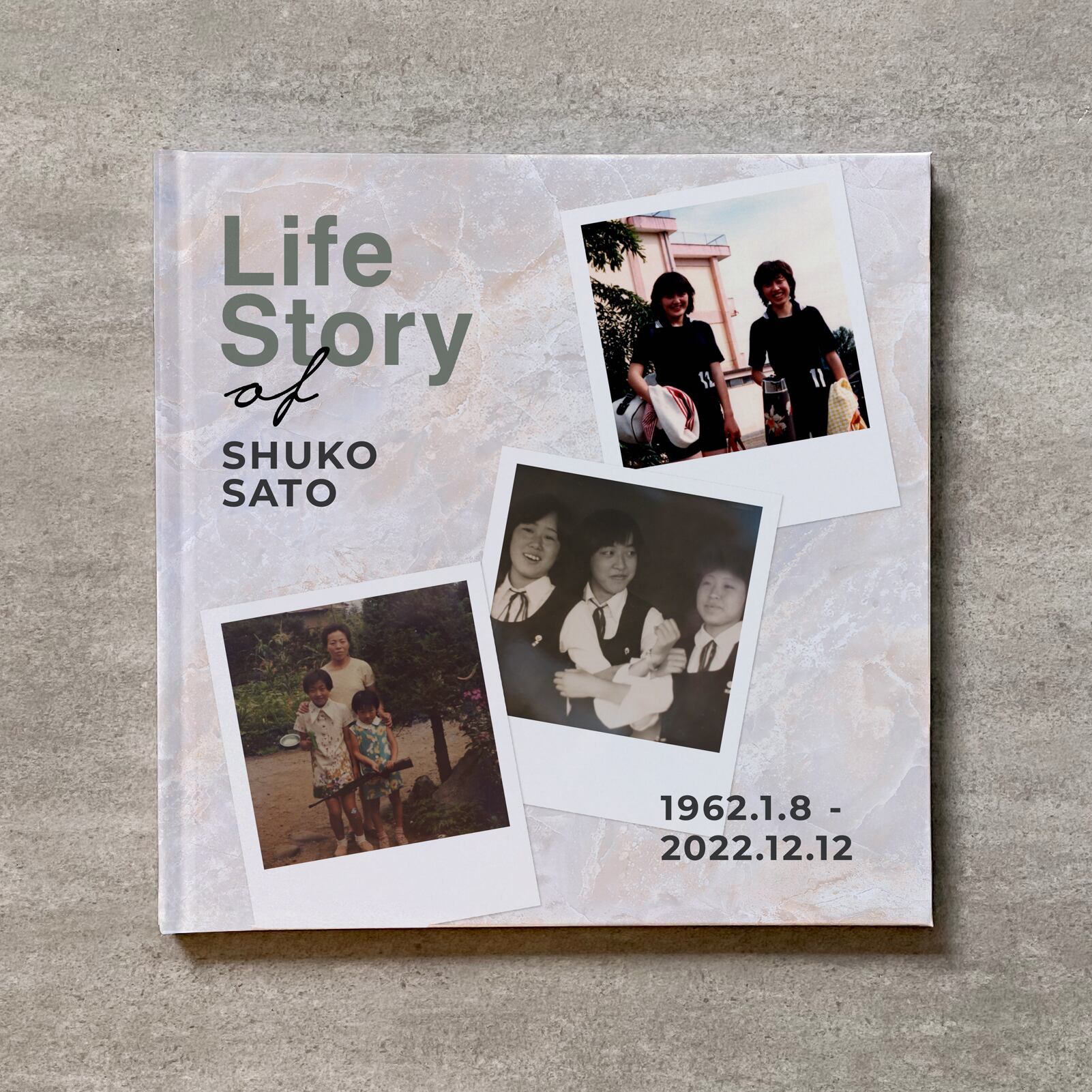 故人様用］30スクエア2面台紙 | Life ALBUM
