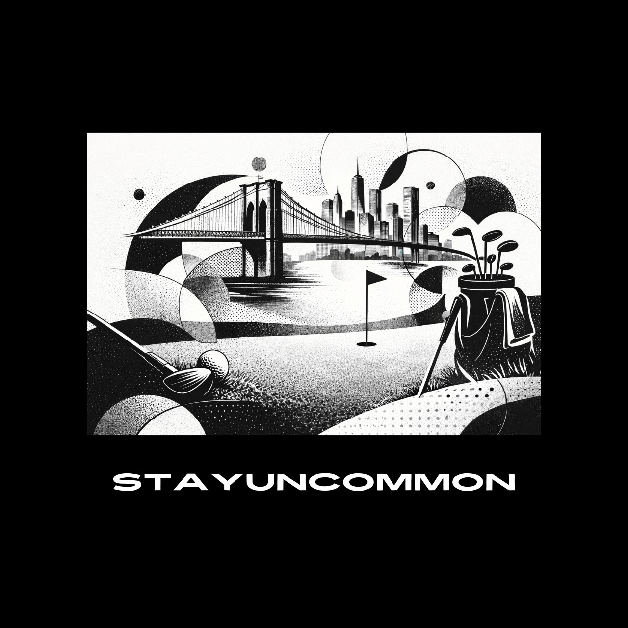 BRIDGE FAIRWAY SWEAT/BK