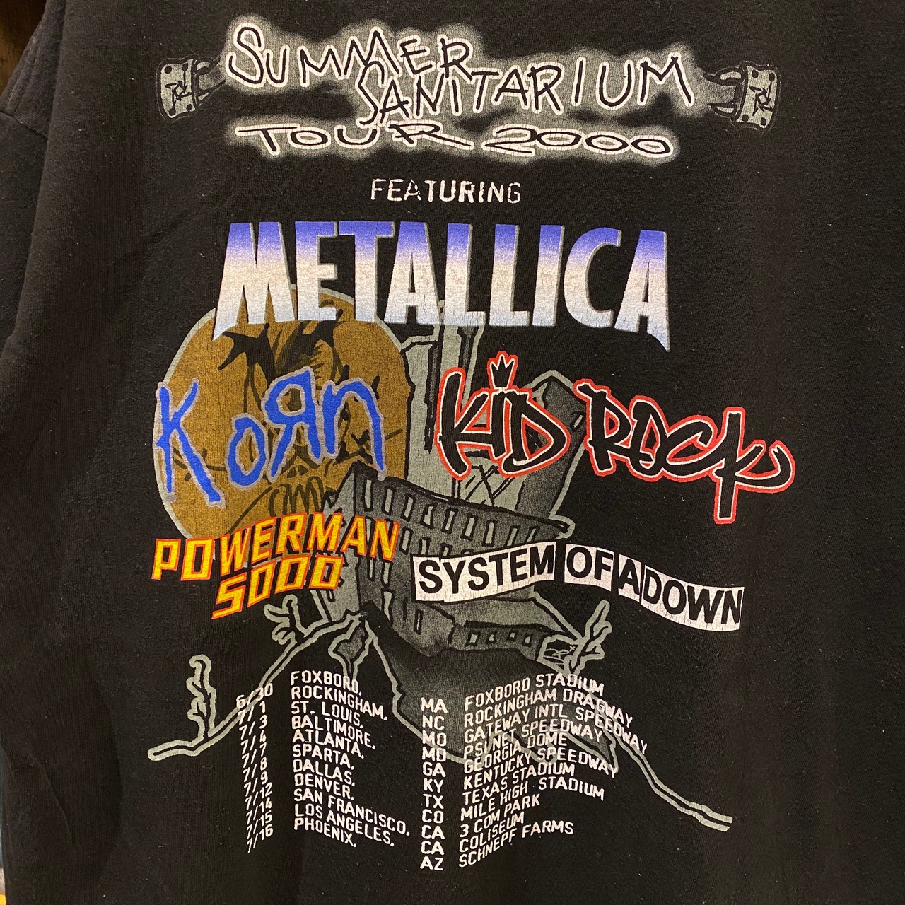 00s Metallica SUMMER SANITARIUM TOUR T-Shirt | VOSTOK