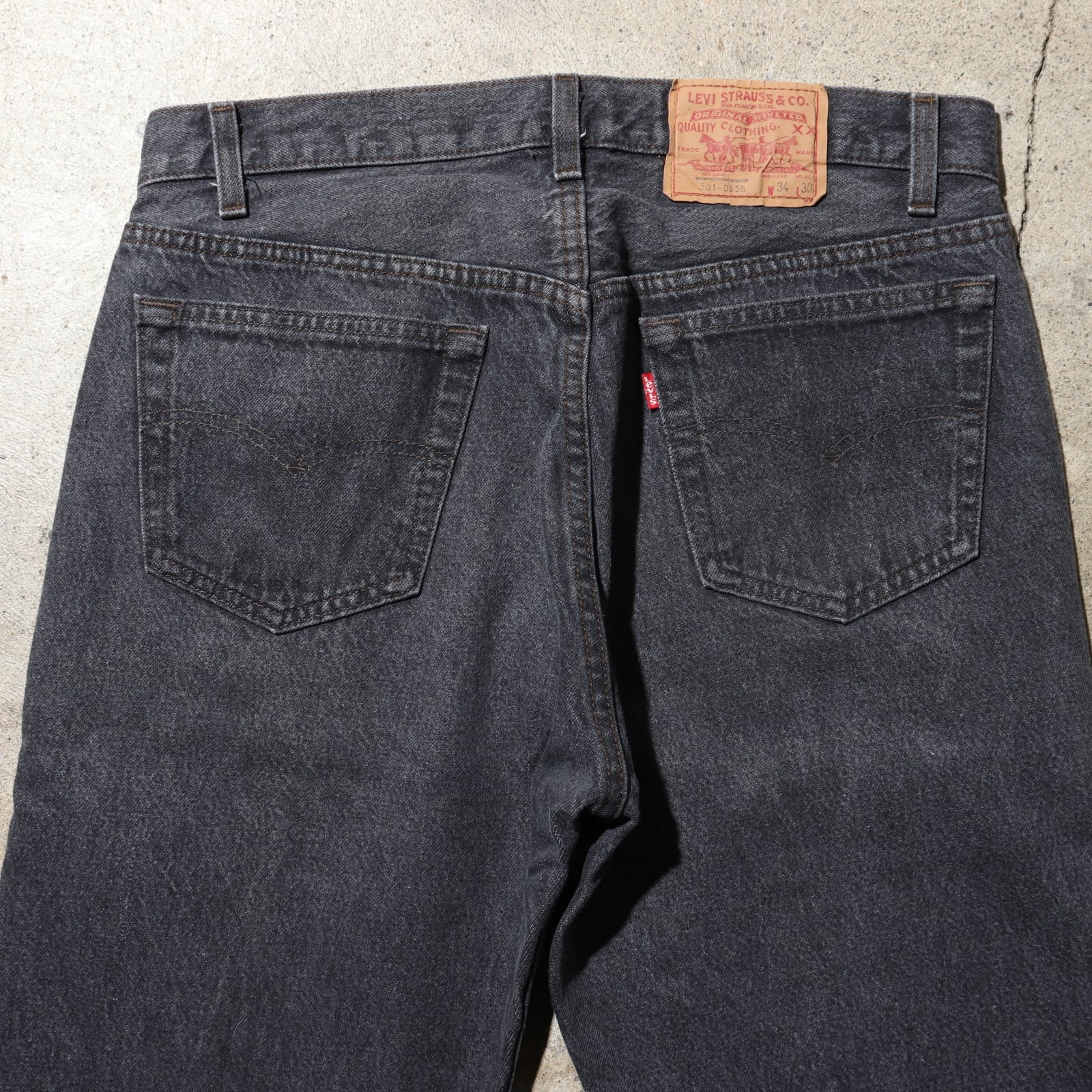 美品 34×30 先染め 501 米国製 82年製 Levi