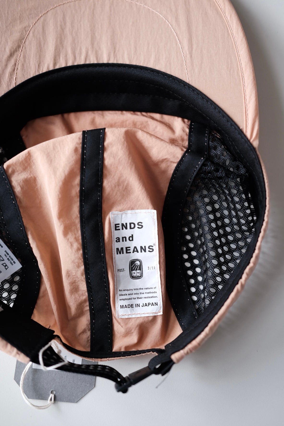 ENDS and MEANS＜エンズアンドミーンズ＞Mesh Camp Cap | Inhigh