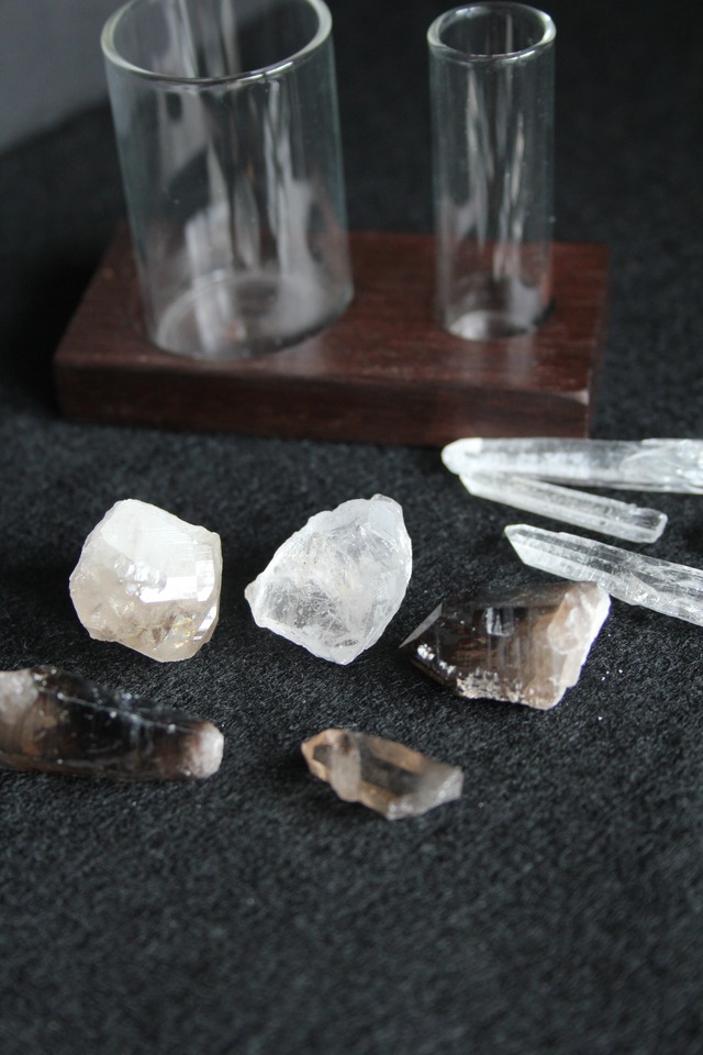 【915】宮崎クリスタル＆スモーキー 試験管セット