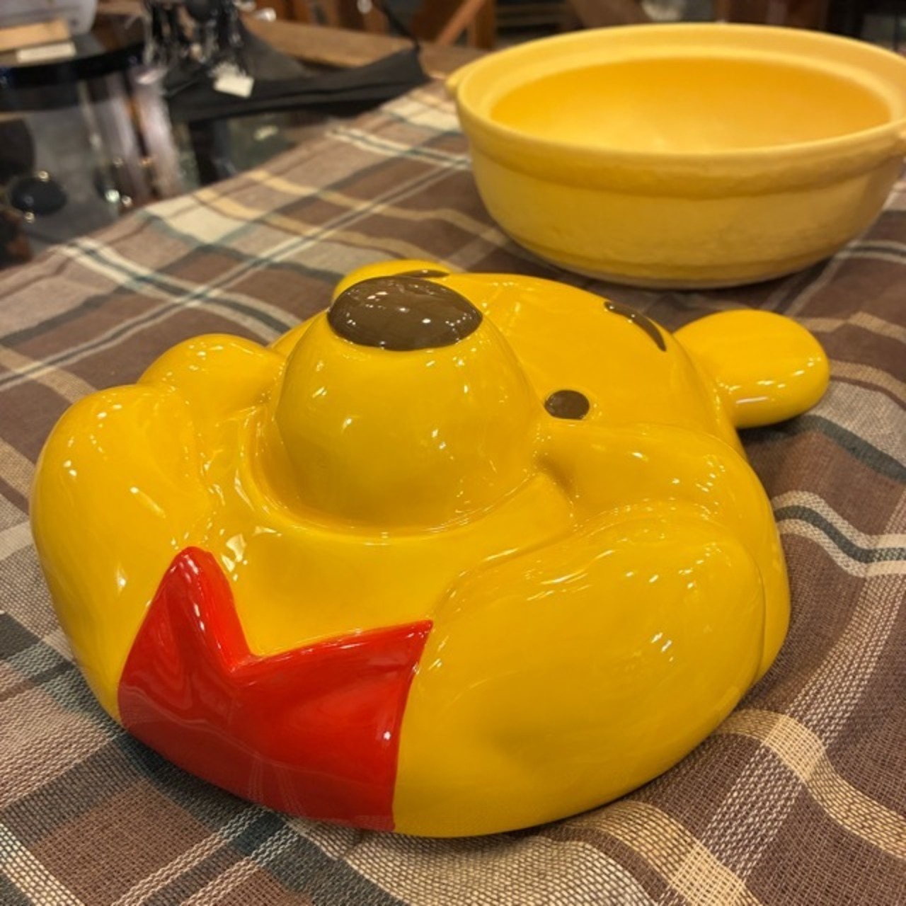 Disney Winnie the Pooh Earthenware Pot / ディズニー くまのプーさん 土鍋 お鍋 調理器具 キッチン雑貨 かわいい キャラクター
